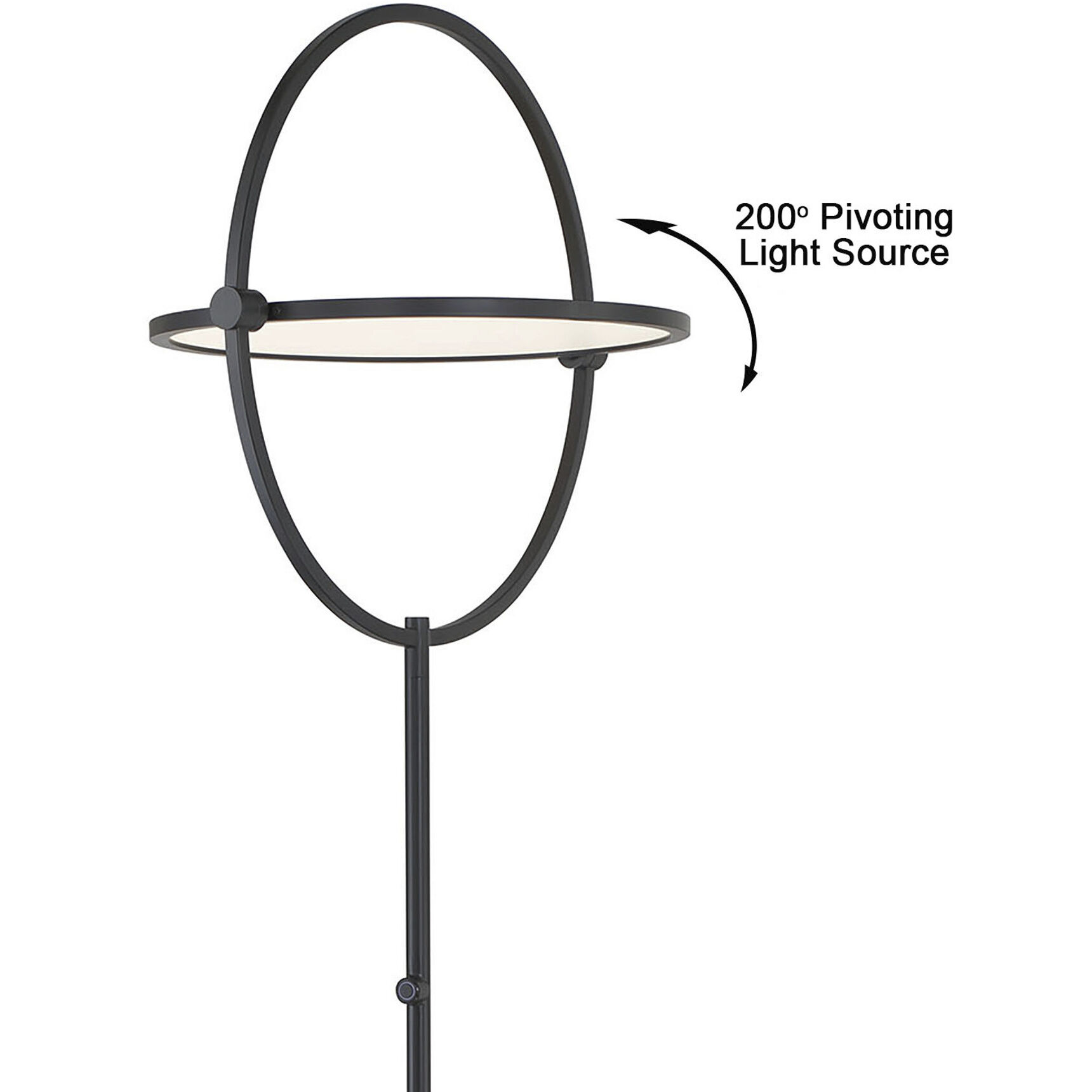 Studio 23 64 inch 22.00 watt Coal Floor Portable Light